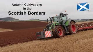 Ploughing and Sowing Winter Wheat:  Scottish Borders:  October 2019