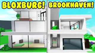 BUILDING a BROOKHAVEN HOUSE in BLOXBURG!