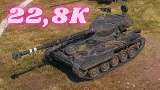 22,8K Spot damage   AMX 13 105 World of Tanks