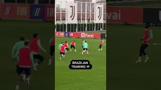 Brazil squad training ahead of World Cup 🇧🇷