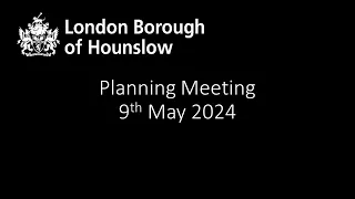 Planning Meeting 9th May 2024