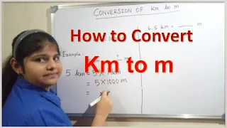 Conversion of Kilometer into Meter - km to m