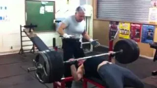 330 lbs Bench press at 155lbs Phoenix gym