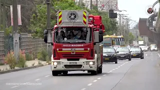 [Bomberos Puente Alto] Unidades Q7 Y M9 respondiendo a llamado estrucutral.