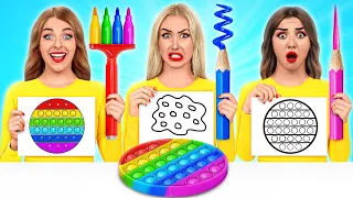 الذي يرسم من الأفضل أن تأخذ التحدي الجائزة | مواقف مضحكة Multi DO Challenge