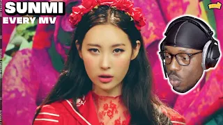 REACTING TO SUNMI (선미) | all mvs in release order!! **should i be concerned?!!**