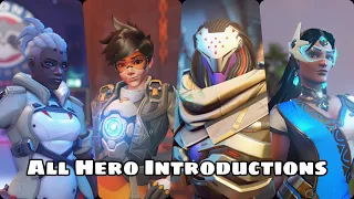 OW2 All Hero Introductions (Select Animations)