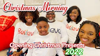 OPENING PRESENTS ON CHRISTMAS MORNING| BIG SURPRISES! 🎄🎅🏾