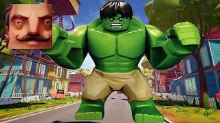 Hello Neighbor - My New Neighbor Lego Hulk Big Act 2 Gameplay Walkthrough