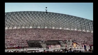 16000 choir singers in Latvia perform National anthem of Ukraine