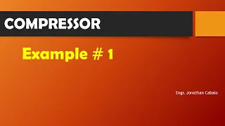 Compressor Example Problem #1