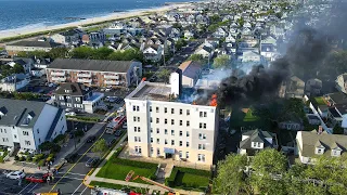 2 Alarm Six Story Occupied Structure Fire Bradly Beach New Jersey 6/5/22