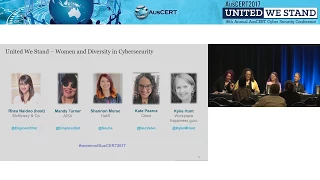 AusCERT2017 Day 1 Rhea Naidoo: United We Stand - Women and Diversity in Cybersecurity Panel