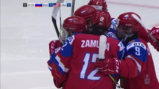 ЮЧМ-2018. Россия U18 - США U18 - 1:5. Обзор матча