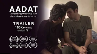 Aadat | Gay short film | LGBTQ | Urdu/Hindi | dir Iqran Rasheed | Award winning short film | Trailer