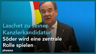 Pressekonferenz von CDU-Chef Armin Laschet und Generalsekretär Paul Ziemiak zur Kanzlerkandidatur