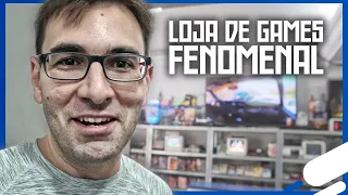 Essa Loja de Games é MARAVILHOSA!!! | Visita e Tour pela Casa do Video Game