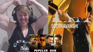 Top 10 Popular Bollywood BGM ft.Sooryvanshi, URI, War, Kabir Singh, Baaghi3 • Reaction By Foreigner