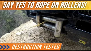 Do you really believe roller fairleads don't work with synthetic rope?