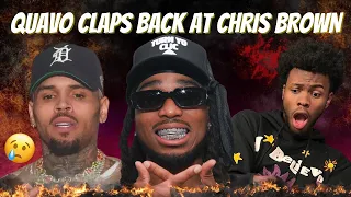 Quavo CLAPS BACK at Chris Brown on DISS track and "EXPOSES" CHRIS BROWN... (Hoes & Bitches Reaction)