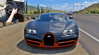 Forza Horizon 5 - Bugatti Veyron Super Sport | Goliath Race Logitech G29 Gameplay