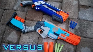 [VS] Nerf Rough Cut vs. Nerf SledgeFire | Which is Better?!