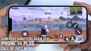 iPhone 14 Plus Call of Duty Mobile Gaming test | Apple A15 Bionic