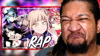 Reaction to EVIL LADIES OF ANIME CYPHER | HalaCG ft. OR3O, Ironmouse, Chi-Chi & More