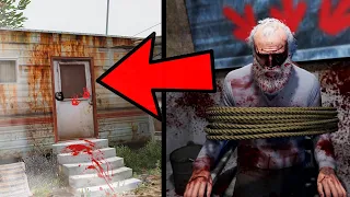 A ASSUSTADORA PORTA SECRETA NA CASA DO TREVOR no GTA 5