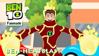 NMT Cartoon | Ben 10 Heatblast | Fanmade Transformation