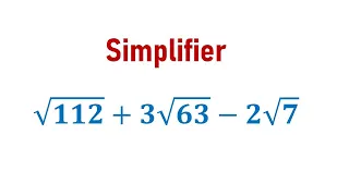 EXERCICE : écrire sous la forme a√b ( réduire des racines carrées ) ►  3ème année collège - 3APIC