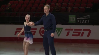 Junior Pairs Medal Ceremony - CTNSC17