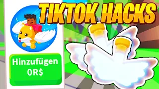 Bekommen wir KOSTENLOSE Fly Potion durch VIRALE Adopt Me TikTok HACKS ? | Roblox/Deutsch