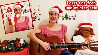 Lasst uns froh und munter sein - Nikolauslied | Weihnachtslieder für Kinder zum Mitsingen