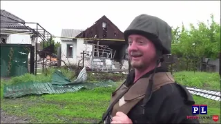 Patrick Lancaster.  Журналисты попали под обстрел украинской армии в селе Степное
