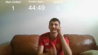 MAN UNITED VS ASTANA UEL LIVE REACTION !!