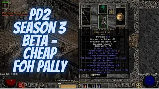 Project Diablo 2 - Season 3 Beta Testing - Budget FOH Pally (For Mapping While Poor)