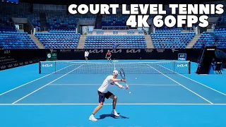 Denis Shapovalov & Cameron Norrie Practice 2022 | Court Level Groundstrokes (4K 60FPS)