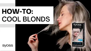Platinblonde Haare Selber Färben - Syoss Cool Blonds Tutorial