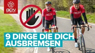 9 Fehler, die dich LANGSAM machen! | Schneller Radfahren