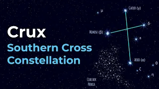 How to find Crux the Southern Cross Constellation