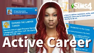 Check Out this ACTIVE Sims 4 Career for BETTER Gameplay !!