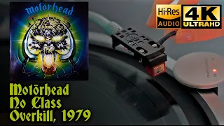 Motörhead - No Class (Overkill), 1979, Vinyl video 4K, 24bit/96kHz