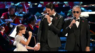 The Bocellis Perform The Greatest Gift In Front Of The  British Royal Family At Royal Albert Hall