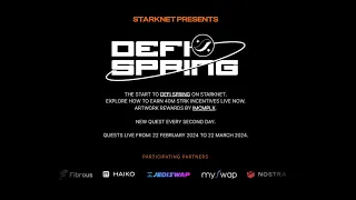 DEFI SPRING. Раздача 40 млн. токенов  STRK!!!!!!!!!!