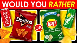 Would You Rather...? | Red vs. Green Food & Drinks Edition 🔴🟢