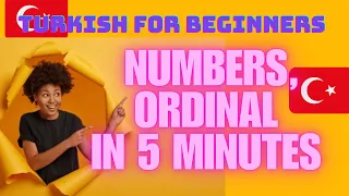 turkish numbers and how to order them | learn turkish easily | 😎