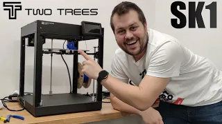 Two Trees SK1 - Vybalení/Unboxing, Nastavení a První tisk Česky