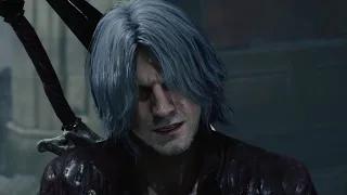 Dante absorbing Sparda and becoming Majin Demon