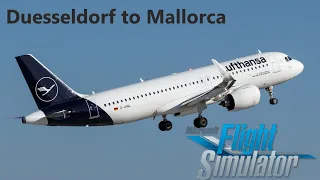 Microsoft Flight Simulator 2020 RTX 3080 FlyByWire Airbus A32NX Landing at Mallorca Airport i7 9700k